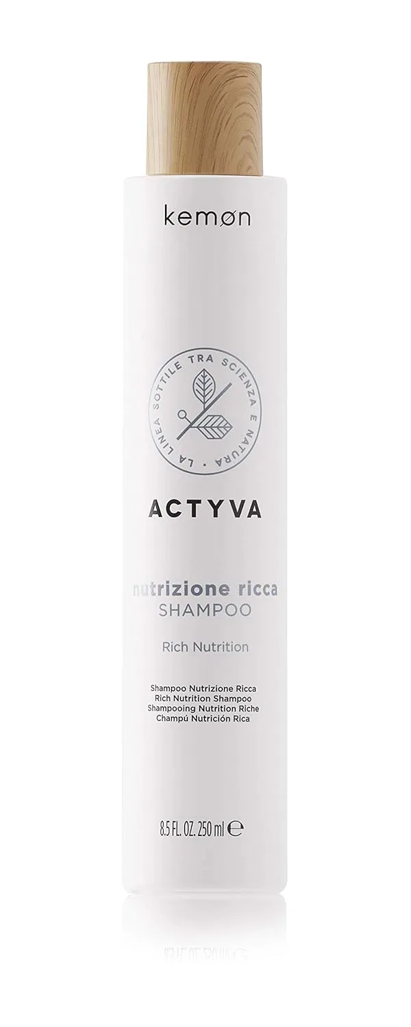 Питательный шампунь «Actyva Nutrizione Ricca» от KEMON, 250 мл Actyva