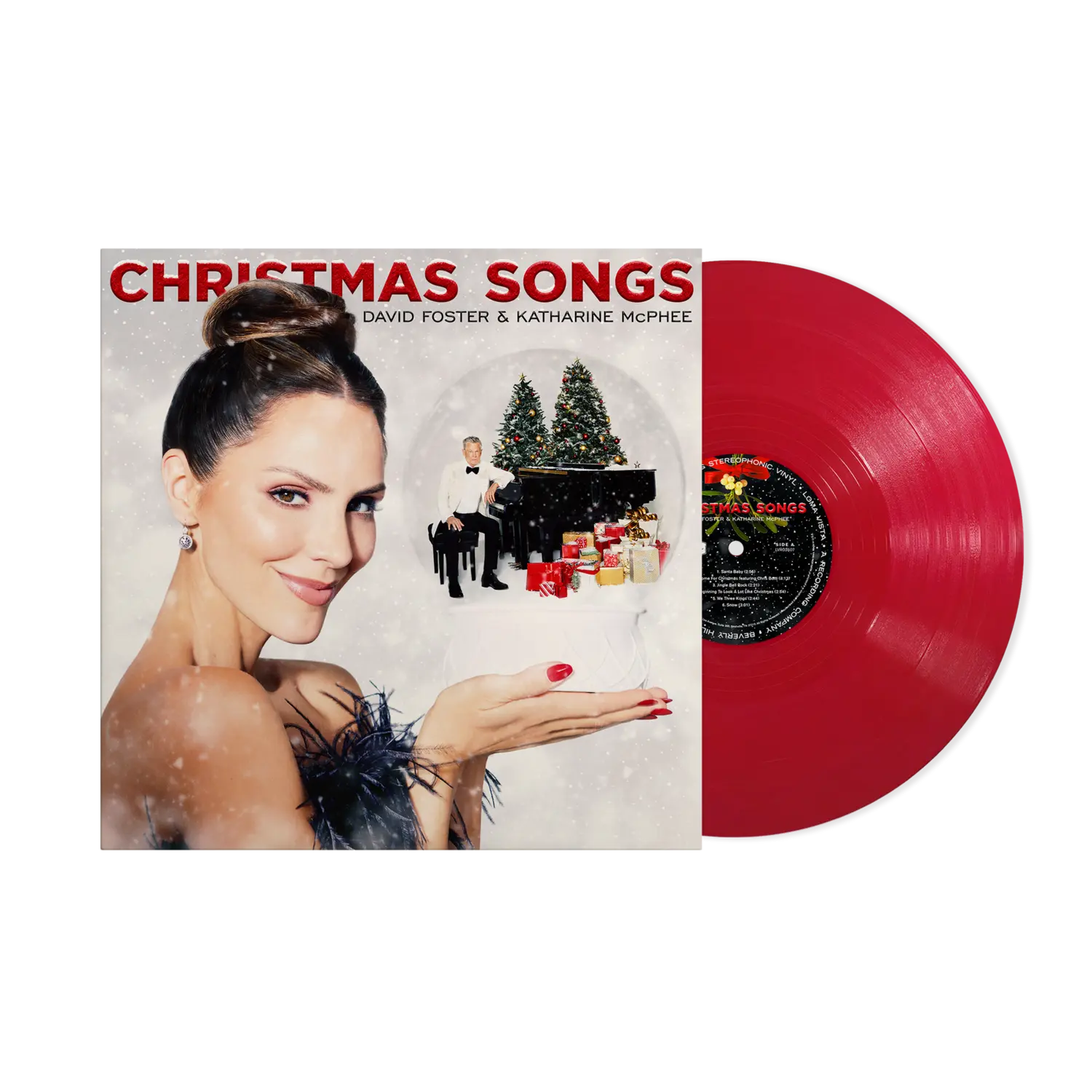 

Виниловая пластинка Christmas songs "rudolph red" vinyl David Foster & Katharine Mcphee