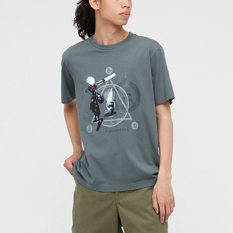 Футболка X League Of Legends Co-branded Series унисекс зеленая Uniqlo, зеленый — фото 2