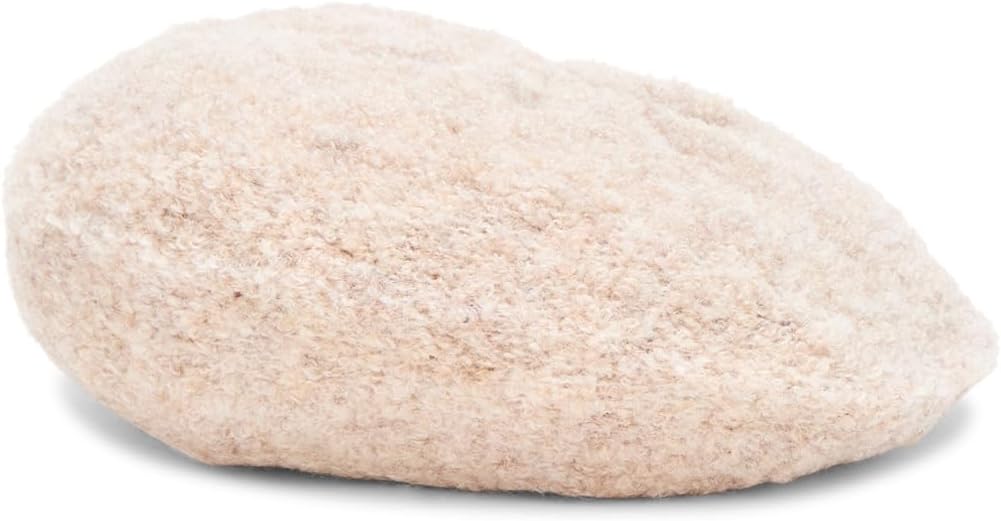 

Женская мягкая вязаная шапка-берет Calvin Klein из букле для холодной погоды, Heathered Almond