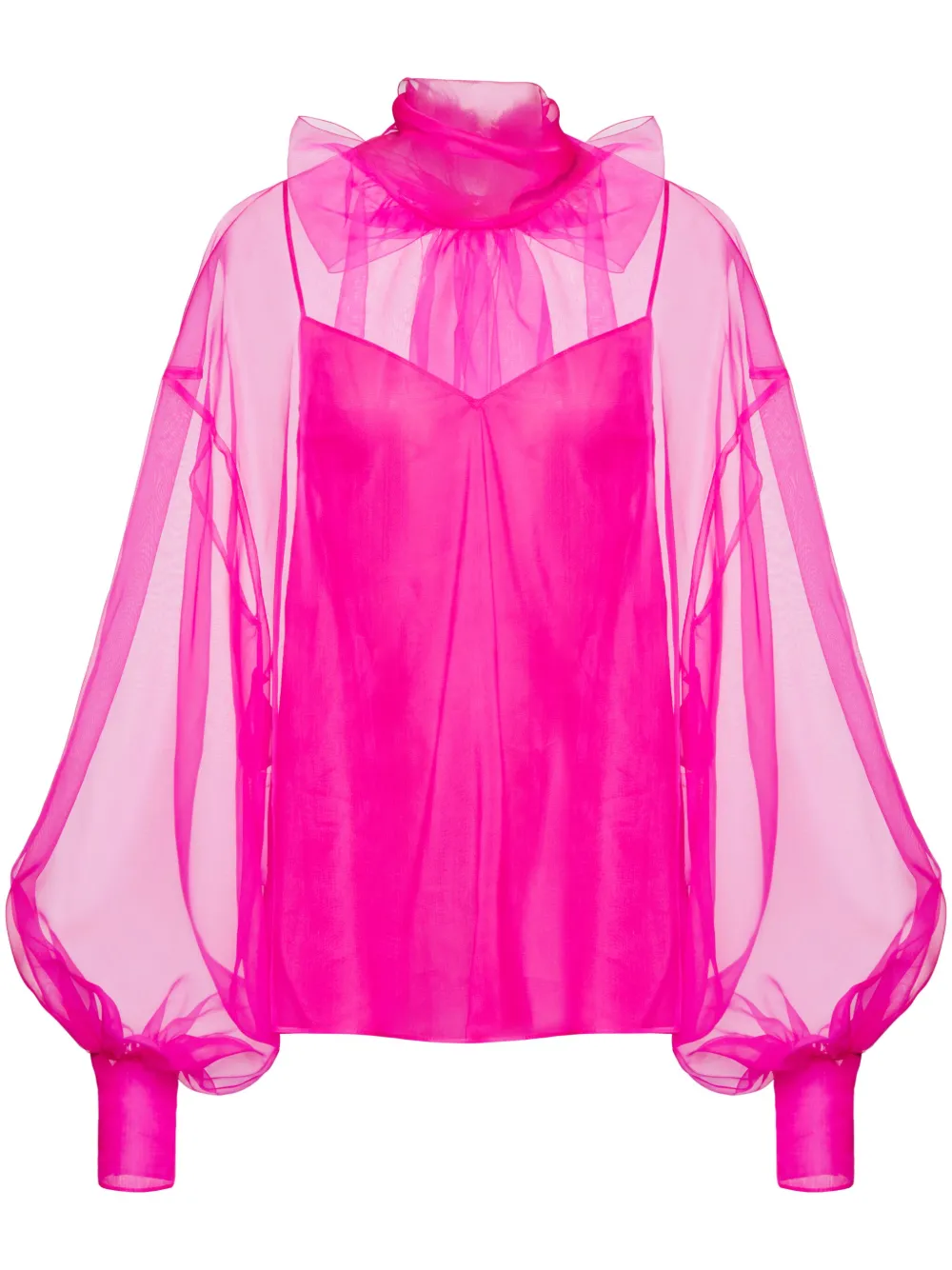

Топ из органзы VALENTINO GARAVANI, розовый