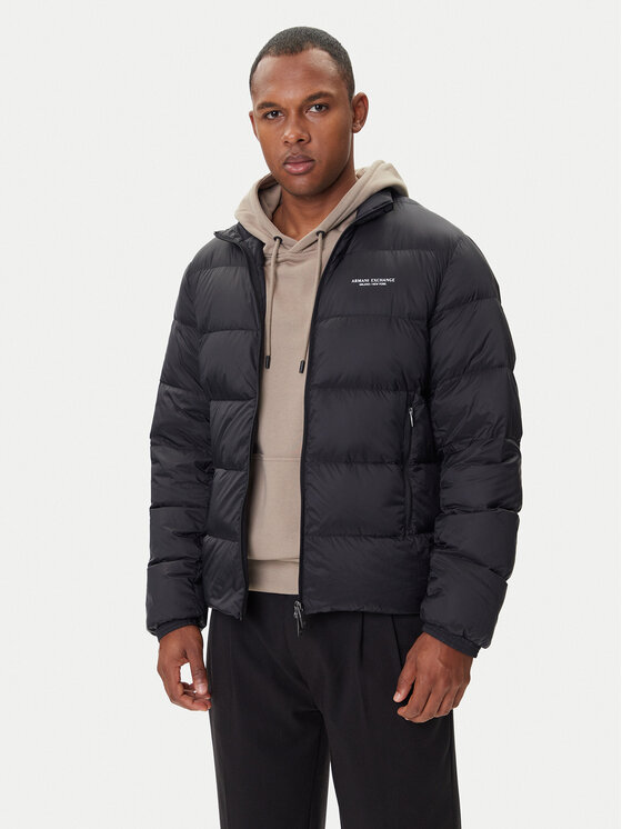 

Пуховик regular fit XM001575 AF16927 UC001 Armani Exchange, чёрный, Черный, Пуховик regular fit XM001575 AF16927 UC001 Armani Exchange, чёрный