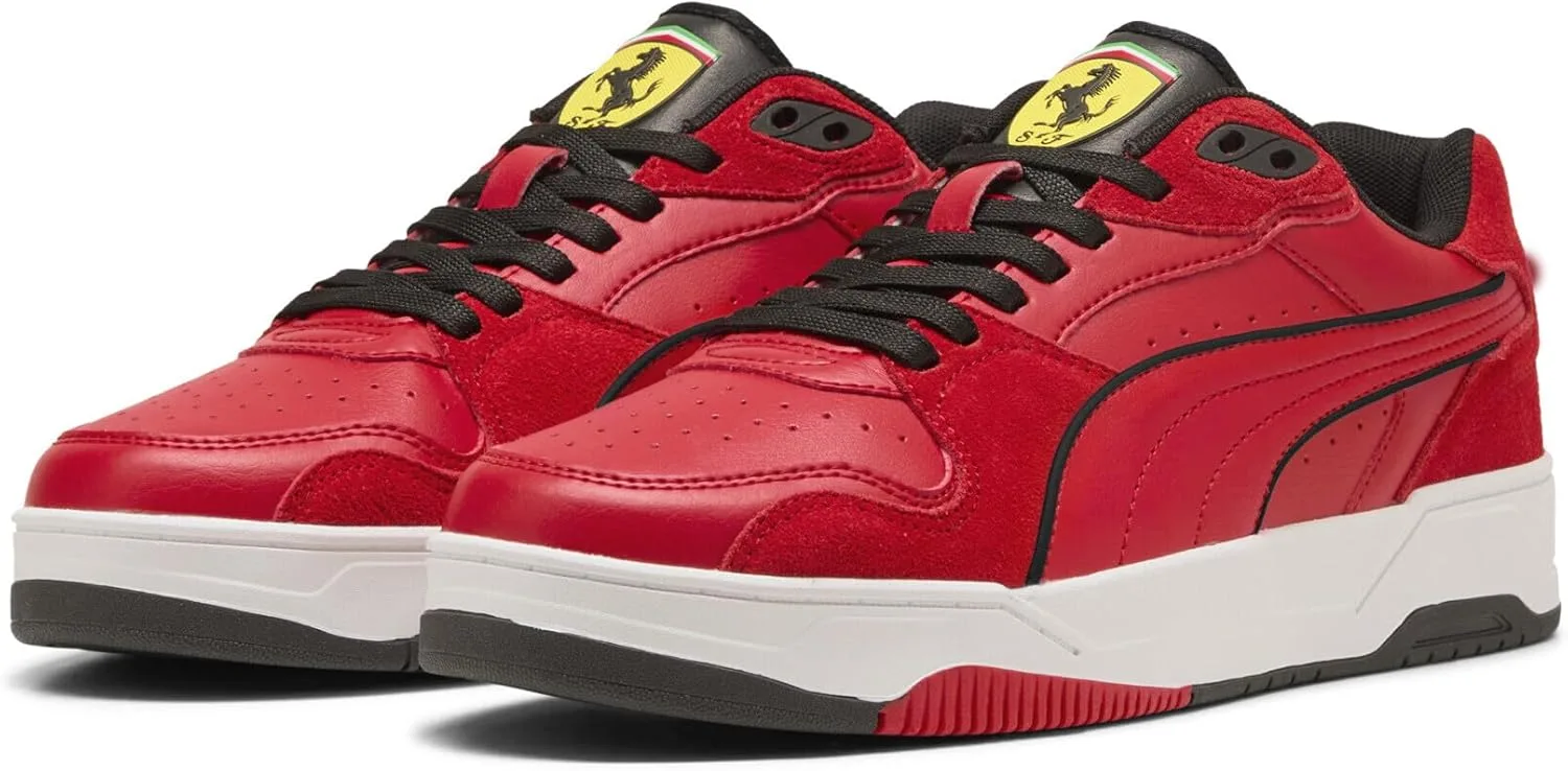 Кроссовки PUMA Adult Scuderia Ferrari RBD Break Low, черный/красный — фото 2