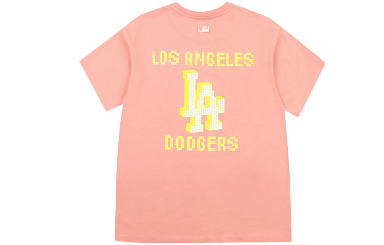 

MLB Футболка Los Angeles Dodgers унисекс розовая, Розовый, MLB Футболка Los Angeles Dodgers унисекс розовая