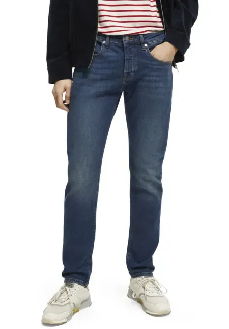 

Прямые джинсы Scotch & Soda "RALSTON", классический деним, синий