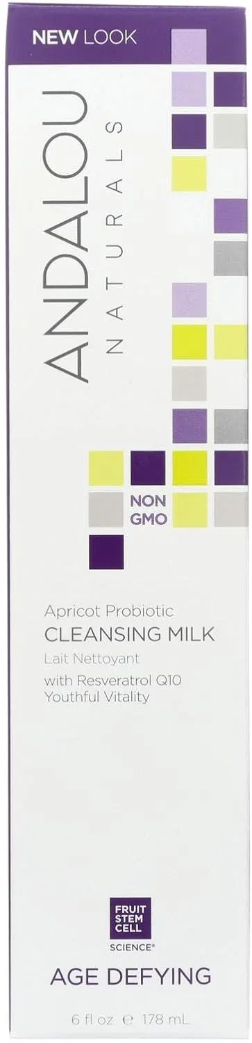 Очищающее молочко для сухой чувствительной кожи Abrikos Probiotic Andalou Naturals 6 fl oz