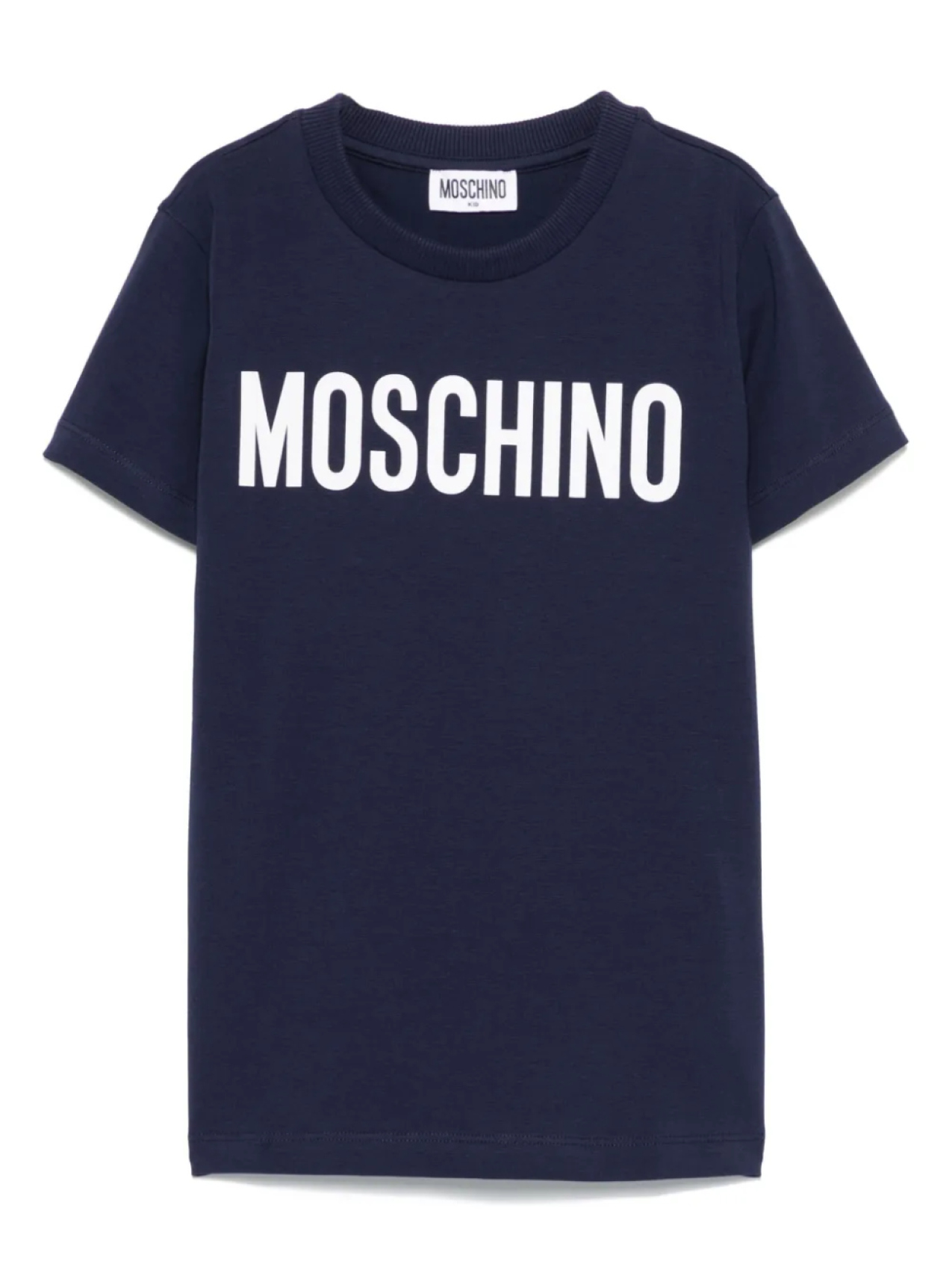

Moschino Kids футболка с логотипом, синий