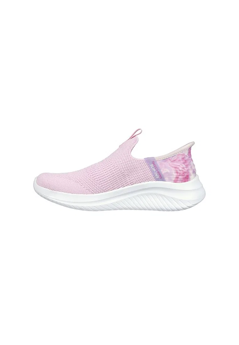 Кроссовки детские, гибкая подошва, ULTRA FLEX 3.0 Skechers, светло-розовый — фото 4