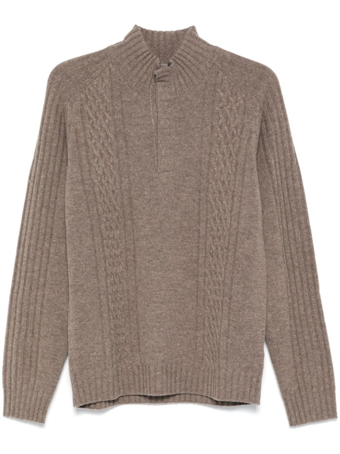 

Свитер в рубчик Corneliani, нейтральный