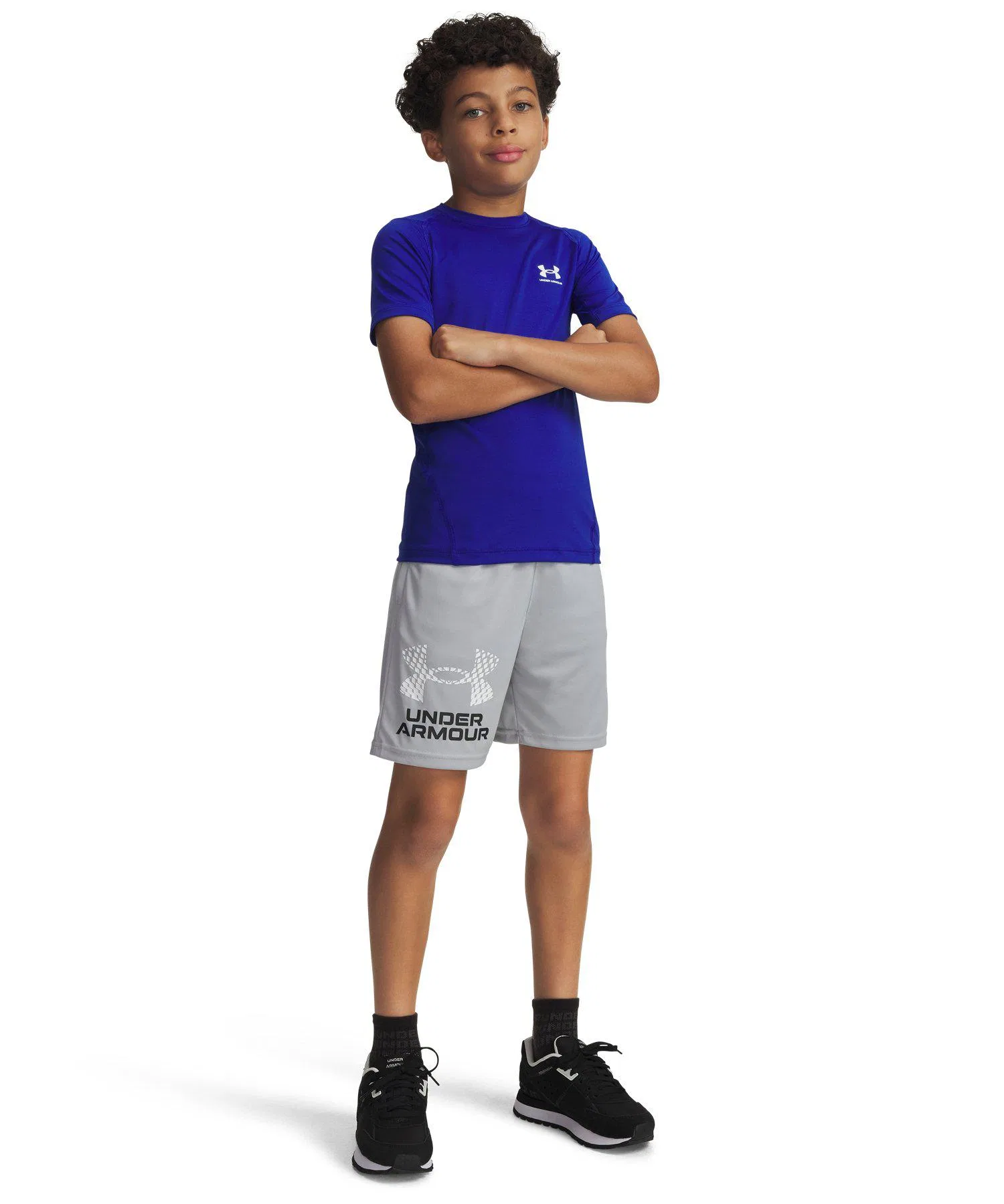 Детские шорты UNDER ARMOUR UA TECH LOGO SHORTS — фото 3