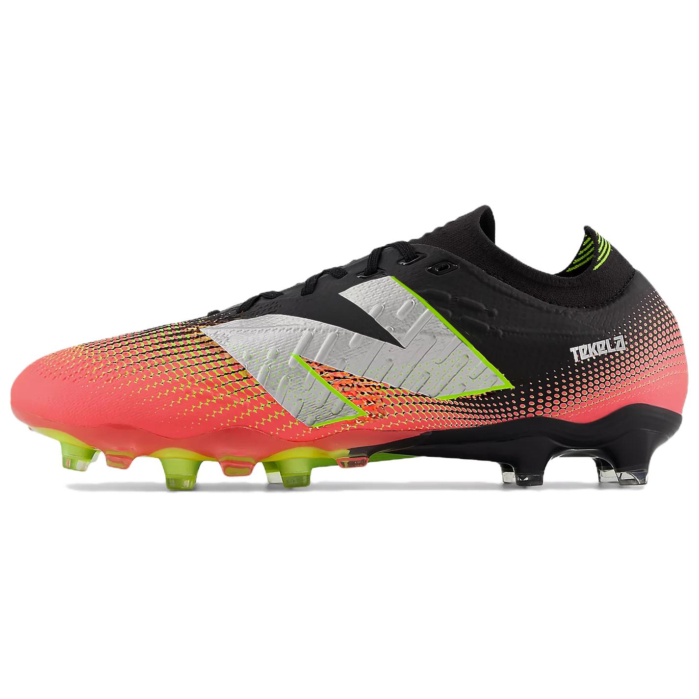 New Balance Бутсы Tekela Pro Low Laced Fg V4 Black Neo Flame Clementine
