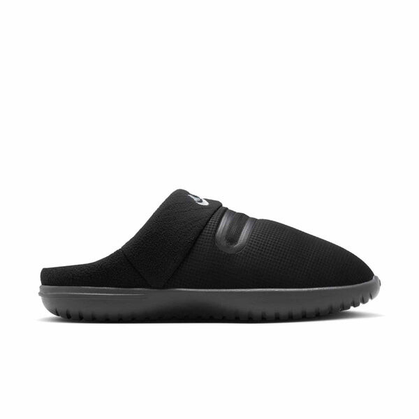 Тапочки burrow 'black metallic silver' Nike, черный — фото 2