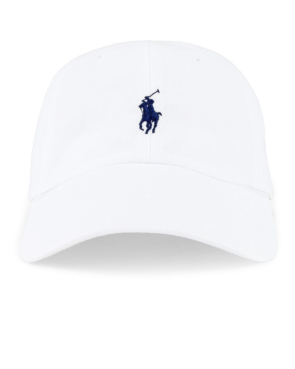 

Кепка Чино Polo Ralph Lauren, цвет White & Marlin Blue