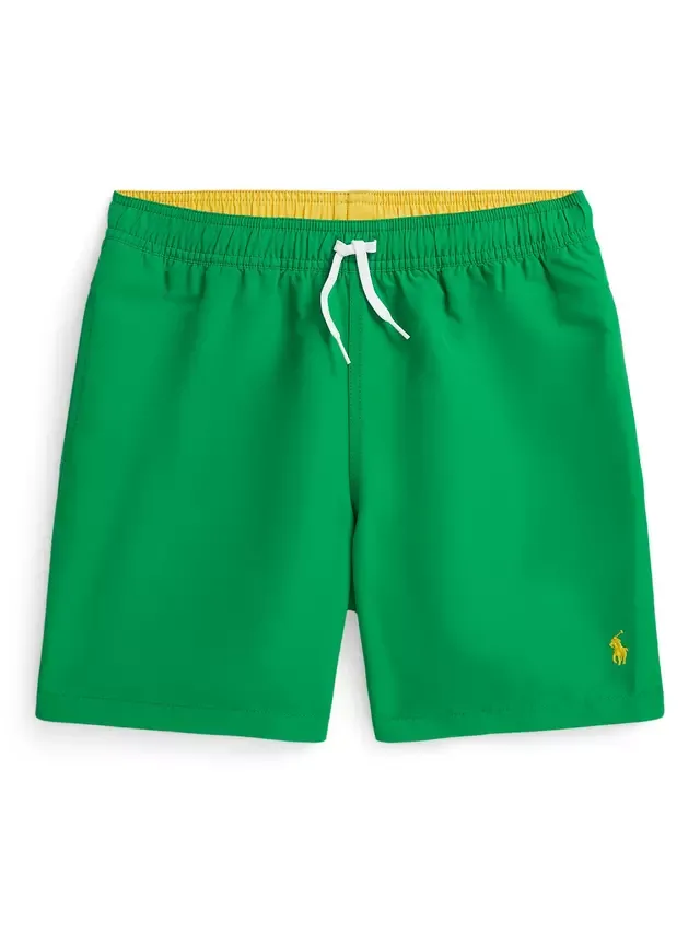 Детские тканые плавательные шорты, цвет Круизный зеленый Ralph Lauren