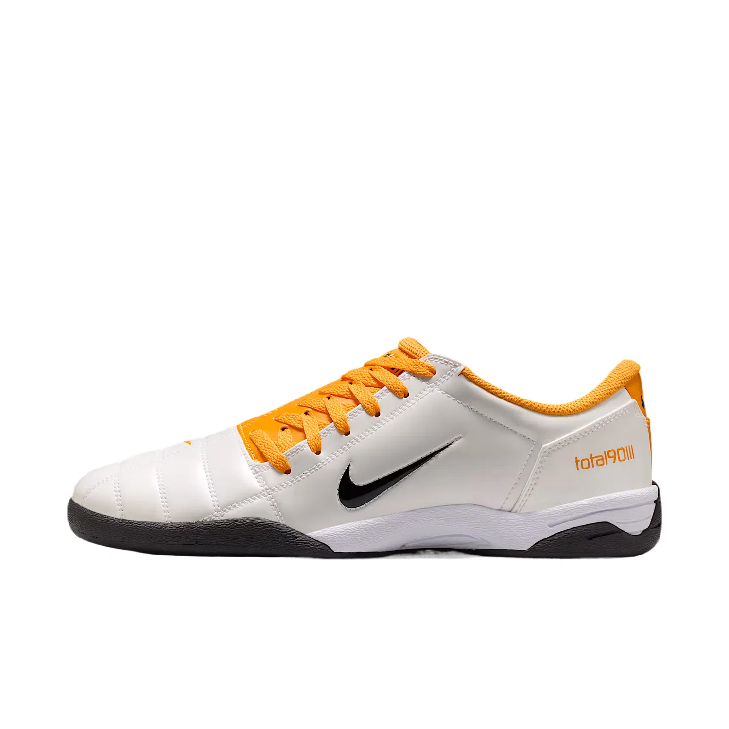 Кроссовки скейтбордические Nike Total 90 белые с золотым и черным