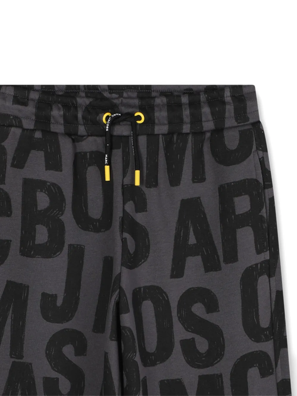 Спортивные брюки с узором Jumbled Logo Marc Jacobs Kids, зеленый — фото 3