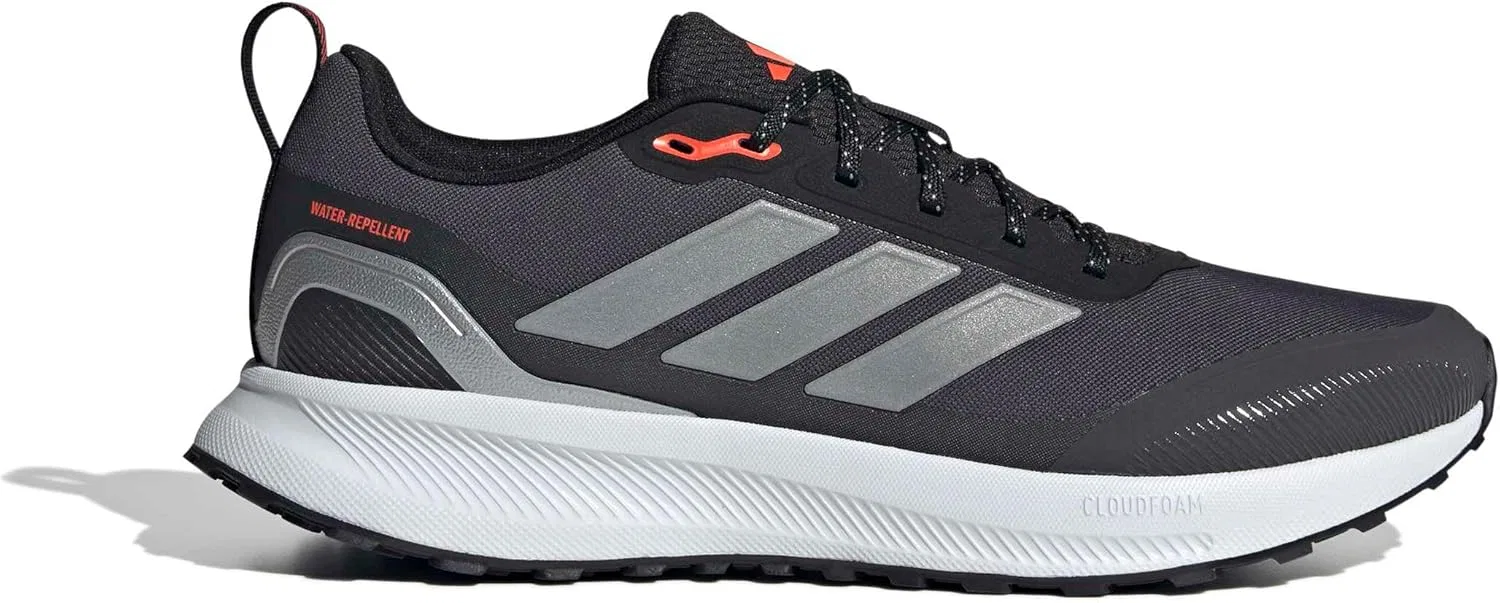 Мужские беговые кроссовки Adidas Runfalcon 5 TR, Core Black Silver Metallic Carbon — фото 4