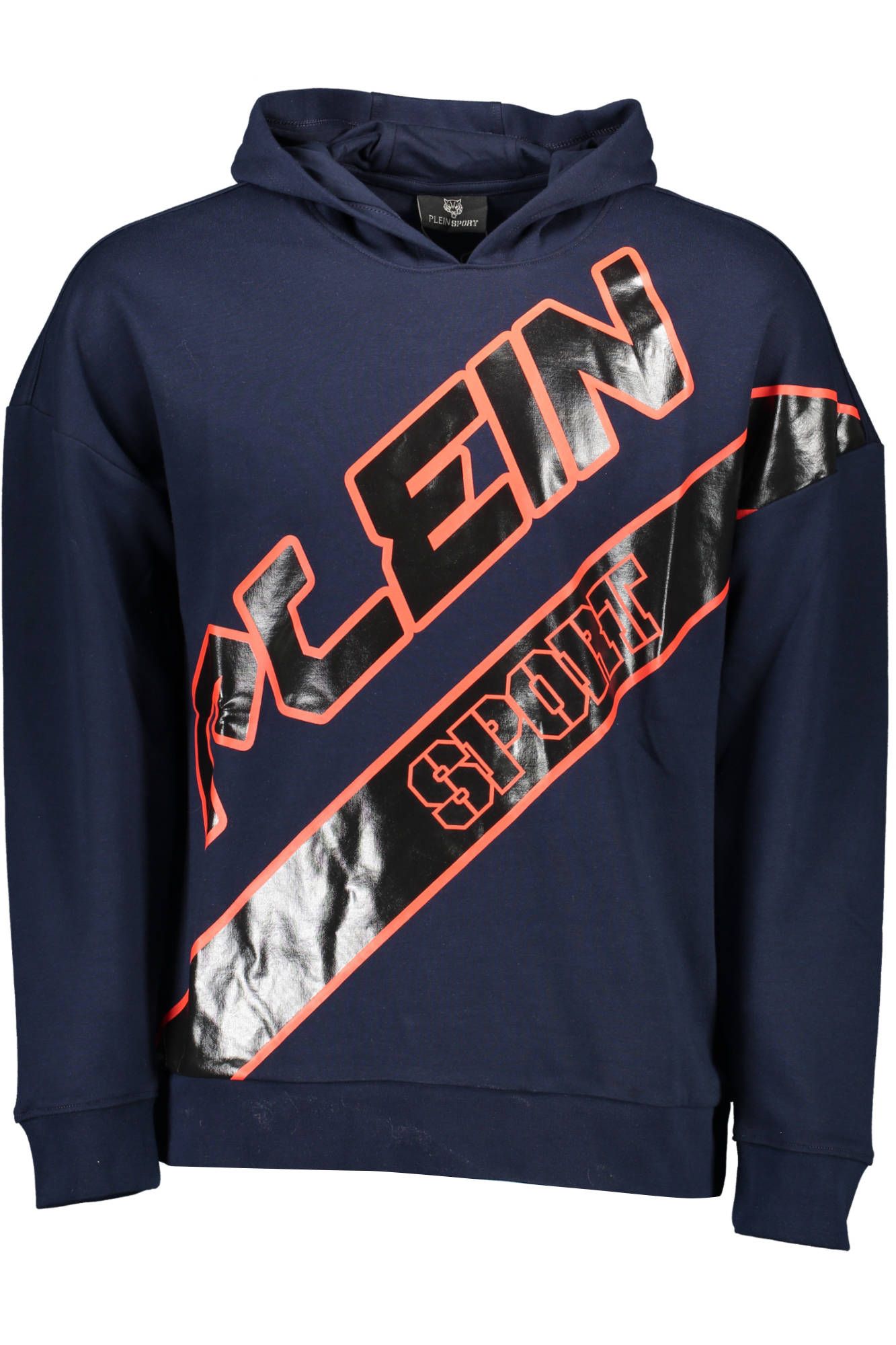 

Синий хлопковый мужской свитер Plein Sport