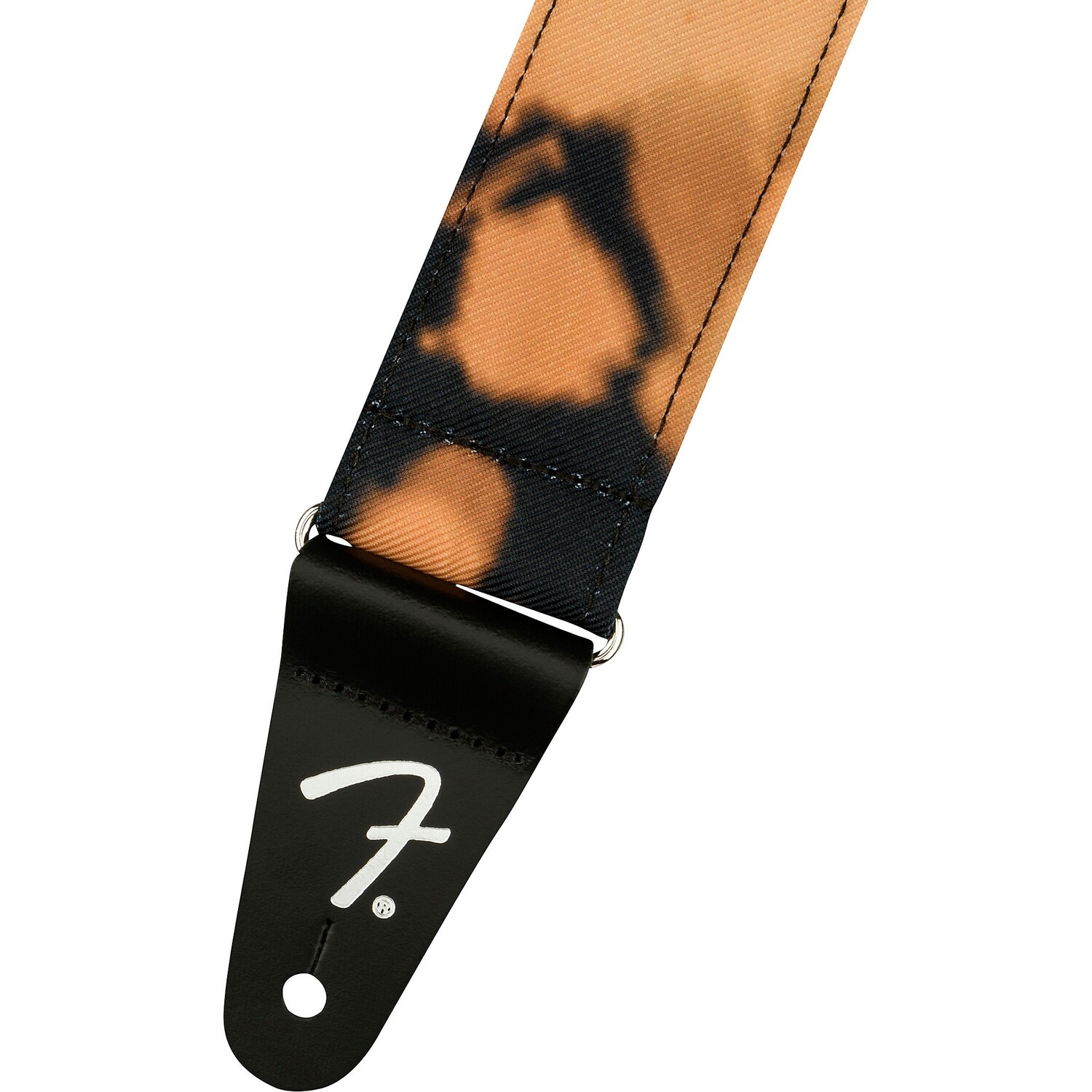 

Черный ремешок Fender Tie Dye Acid Wash, 2 дюйма.