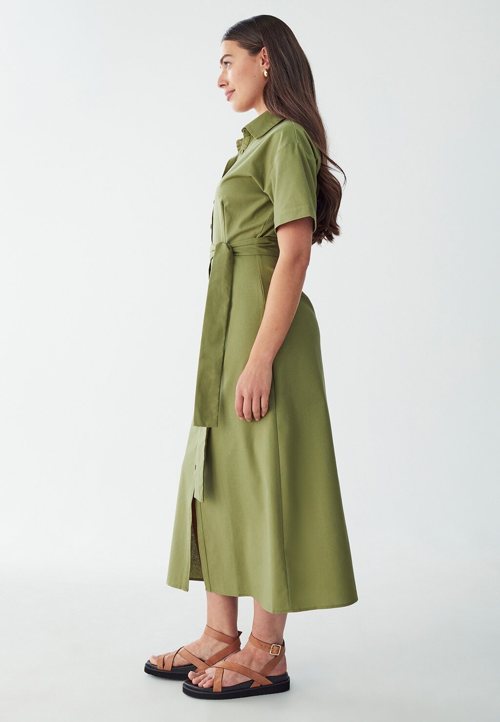 

Платье-рубашка WILLA, хаки