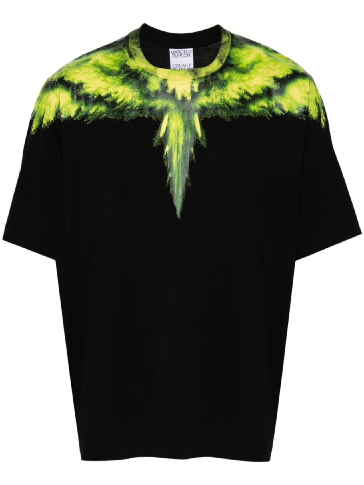 

Marcelo Burlon County of Milan футболка Colordust Wings, черный