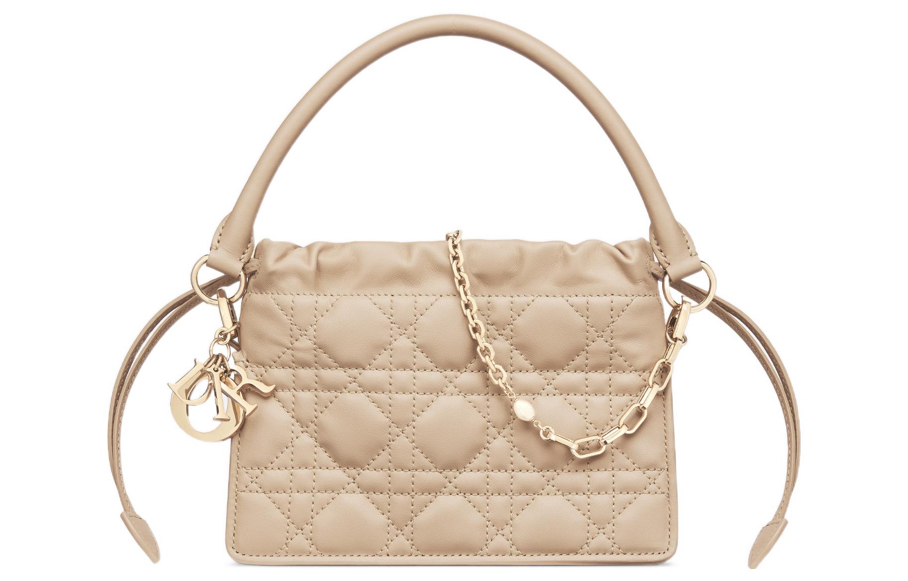 

Леди Диор из овчины наплечная сумка кроссбоди миниатюрная женская румяный бежевый