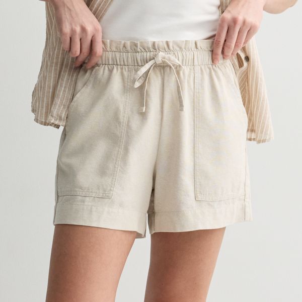 

Шорты для миниатюрных женщин Sonoma Goods For Life, цвет odell beige