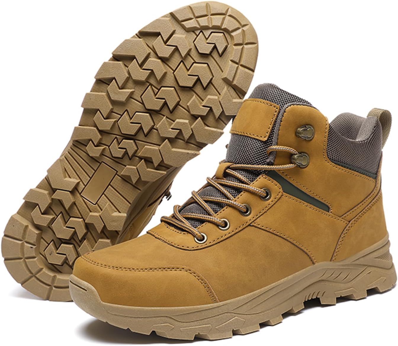 

Мужские походные ботинки SPWAGYM, противоскользящие, для улицы и мотоспорта, дышащие и туристические ботинки, хаки