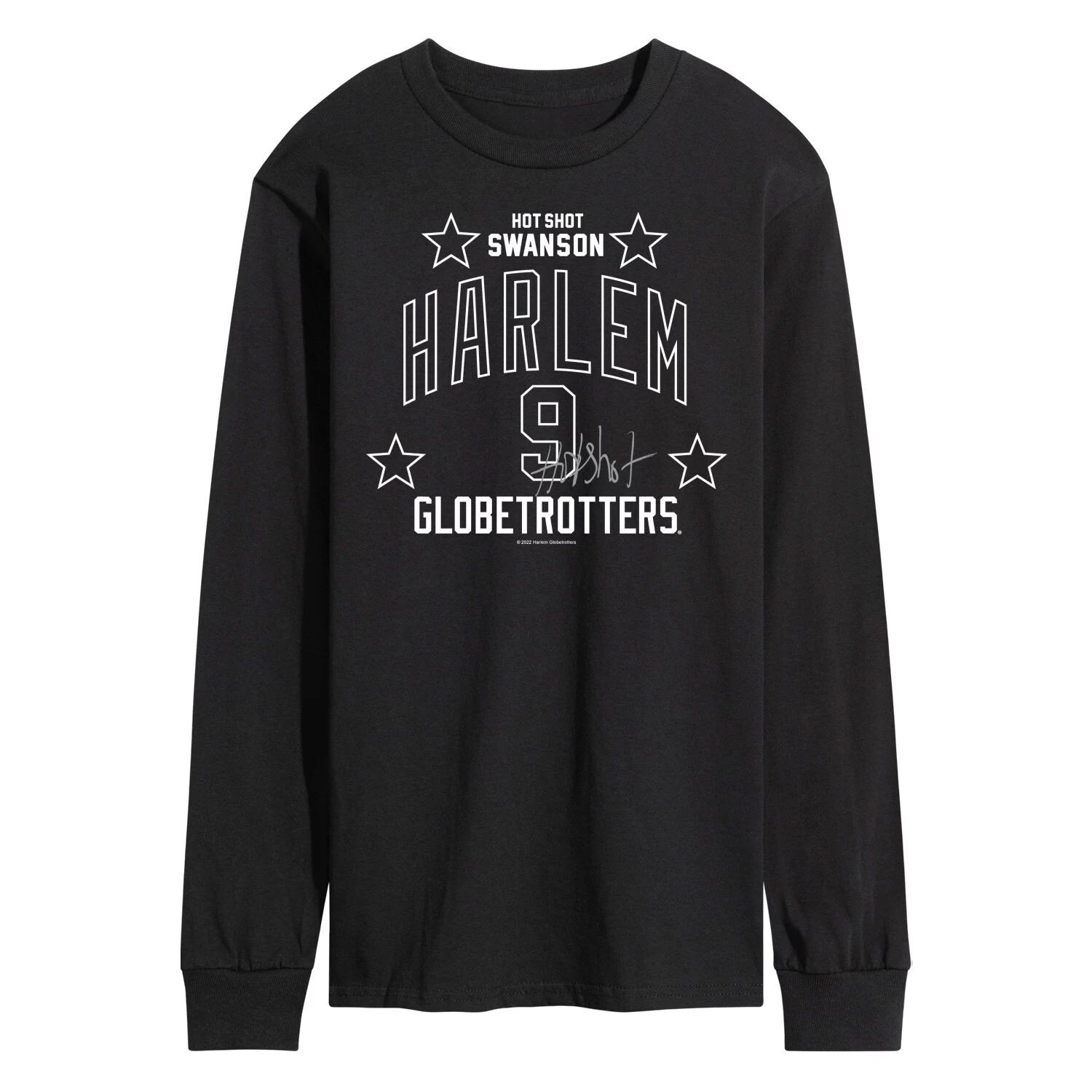 

Мужская футболка с длинным рукавом Harlem Globetrotters Hot Shot Swanson 9 Licensed Character