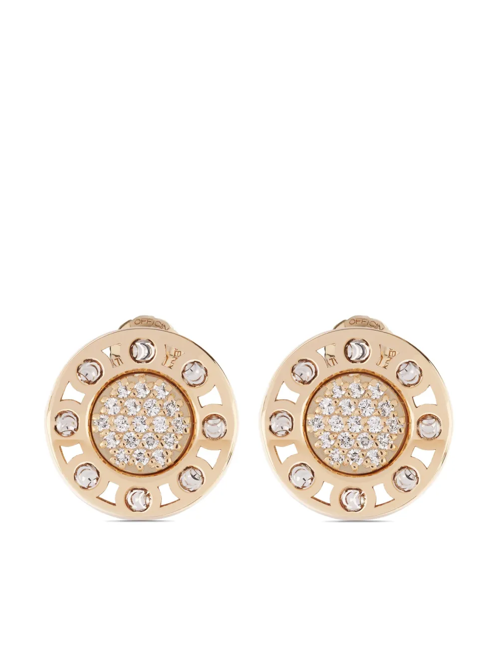 

Серьги SenzaTempo из желтого золота с бриллиантами Officina Bernardi, золотой