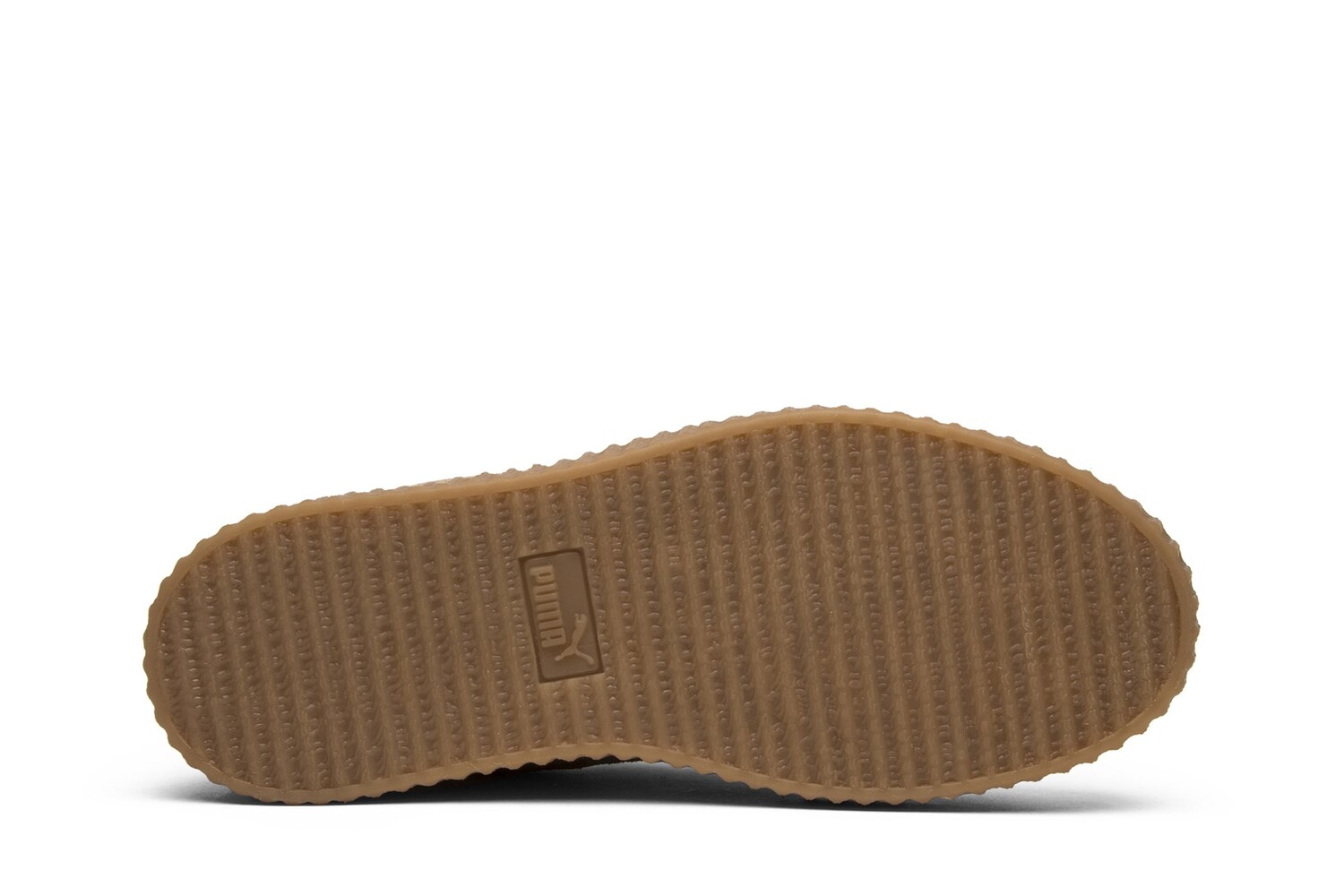 Кроссовки Fenty x Wmns Suede Creeper Puma, желто-коричневый — фото 4