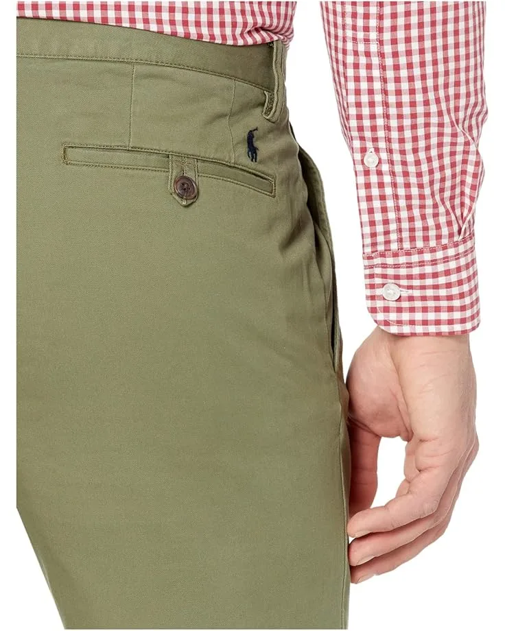 Брюки Polo Ralph Lauren Slim Fit Stretch Chino Pants, Army Olive — фото 4