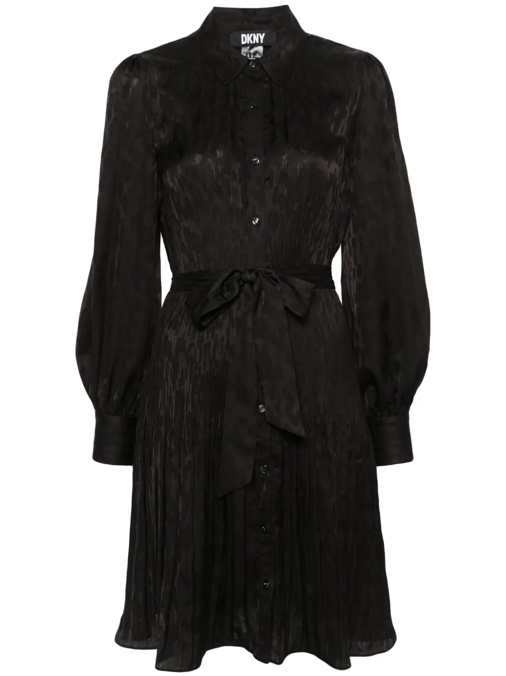 

Платье со складками DKNY, черный
