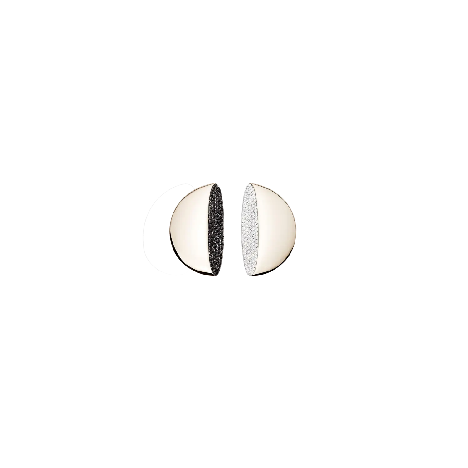 

Серьги Vhernier Eclipse из белого золота с белыми и черными бриллиантами