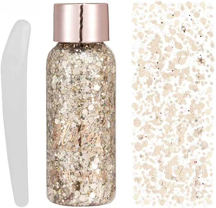 Гель с блестками для тела и лица Mecaponn holographic glitter #103 42 г
