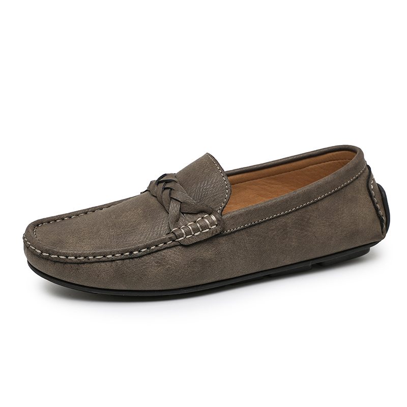 

KUPE Мужские повседневные туфли мужские низкие топы коричневые, цвет Brown