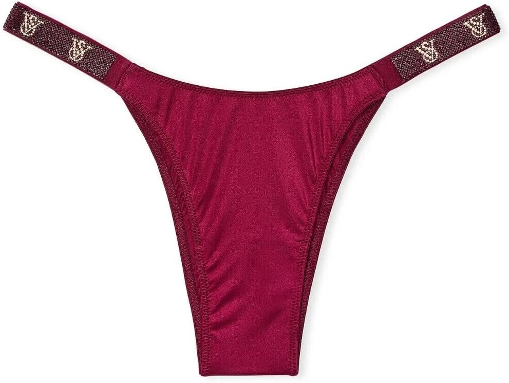 

Victoria's Secret Shine Strap Very Sexy Smooth Brazilian Panty, цвет Campari Red, новый
