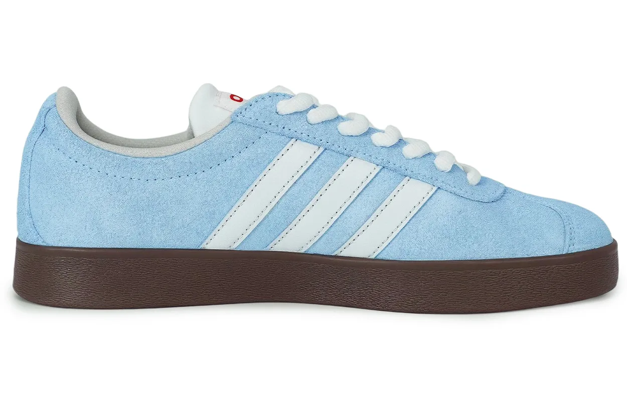 Adidas Vl Court Classic Slip Resistant легкие низкие немецкие армейские кроссовки Unisex Pure Blue — фото 3