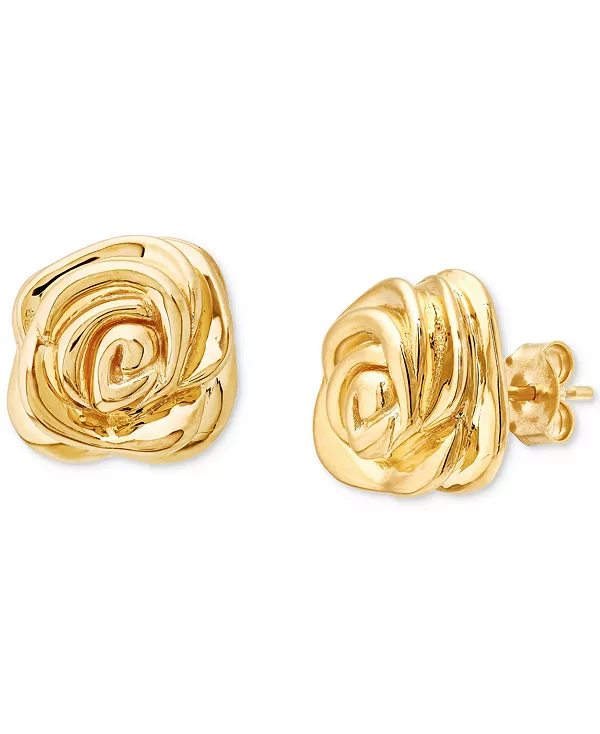 

Серьги-Гвоздики с полированными розами из 14-каратного золота Macy'S, gold