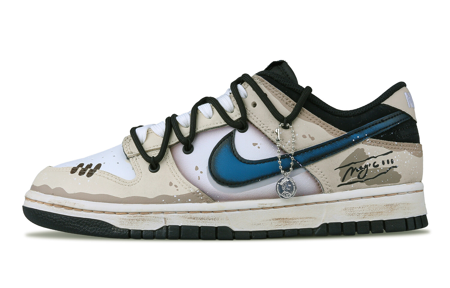 

Кроссовки Nike Dunk Skateboarding Shoes Men Low-top Brown, коричневый