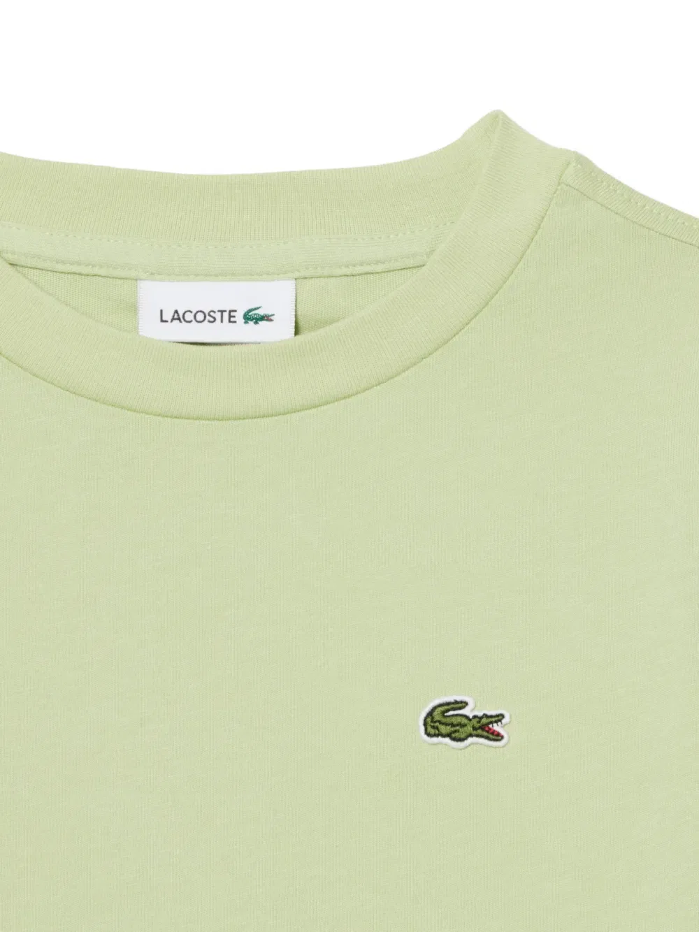 Футболка с логотипом Lacoste Kids, зеленый — фото 3