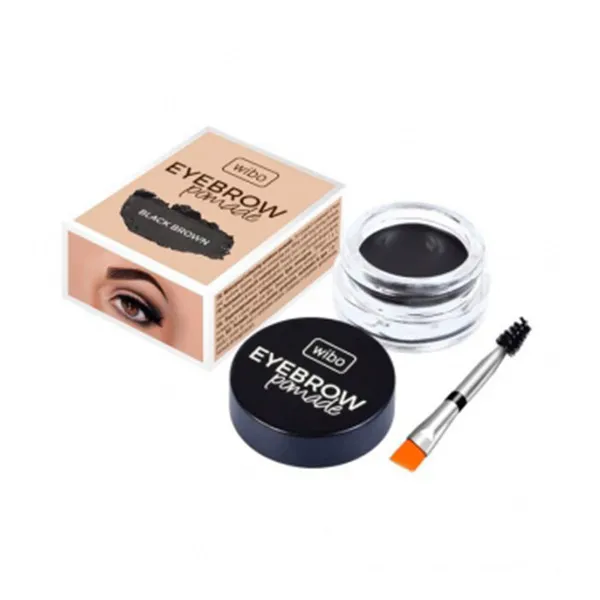 

Помада для бровей Eyebrow Pomade Wibo, цвет black brown