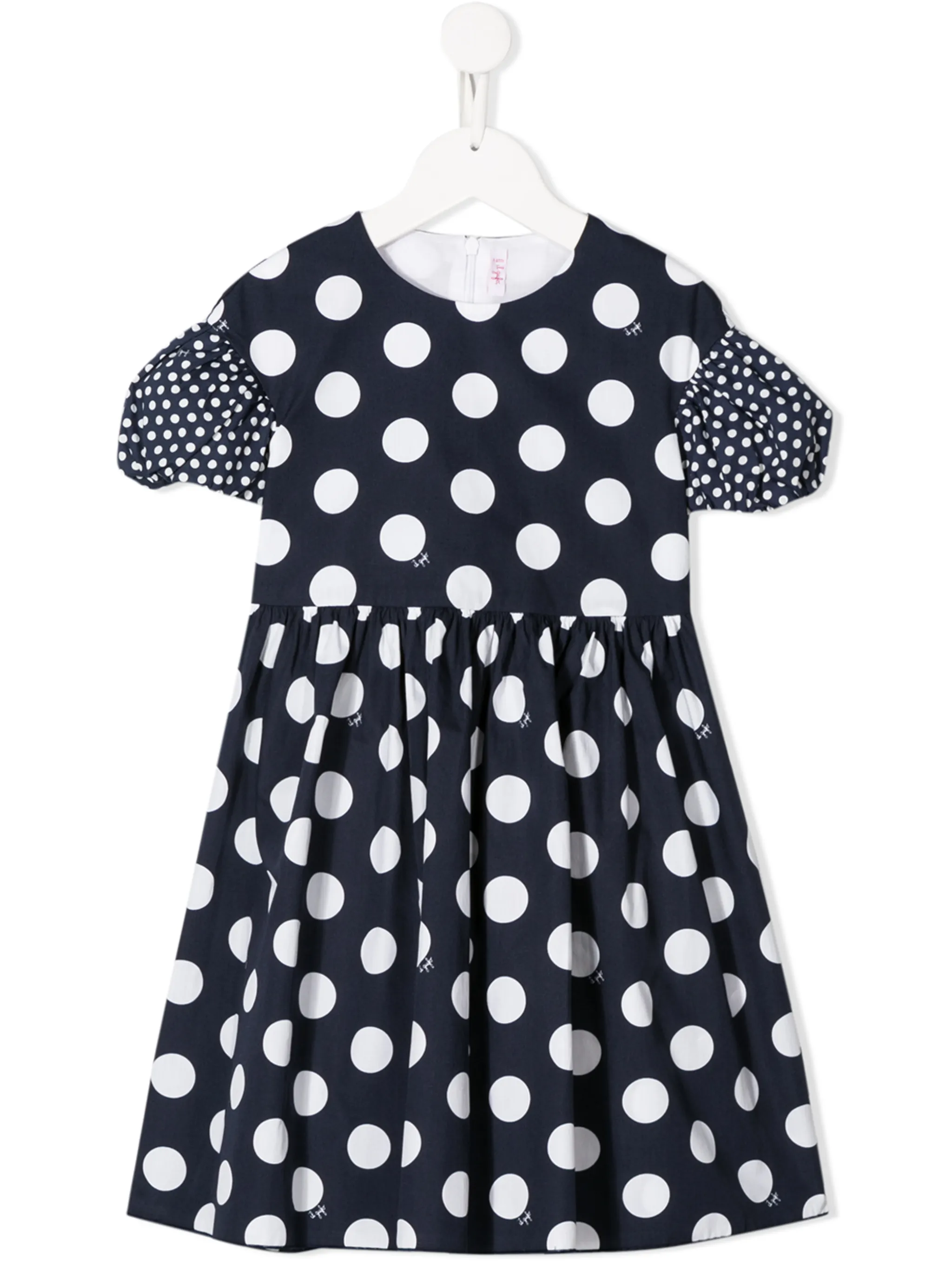 

Платье миди в горох Il Gufo, синий