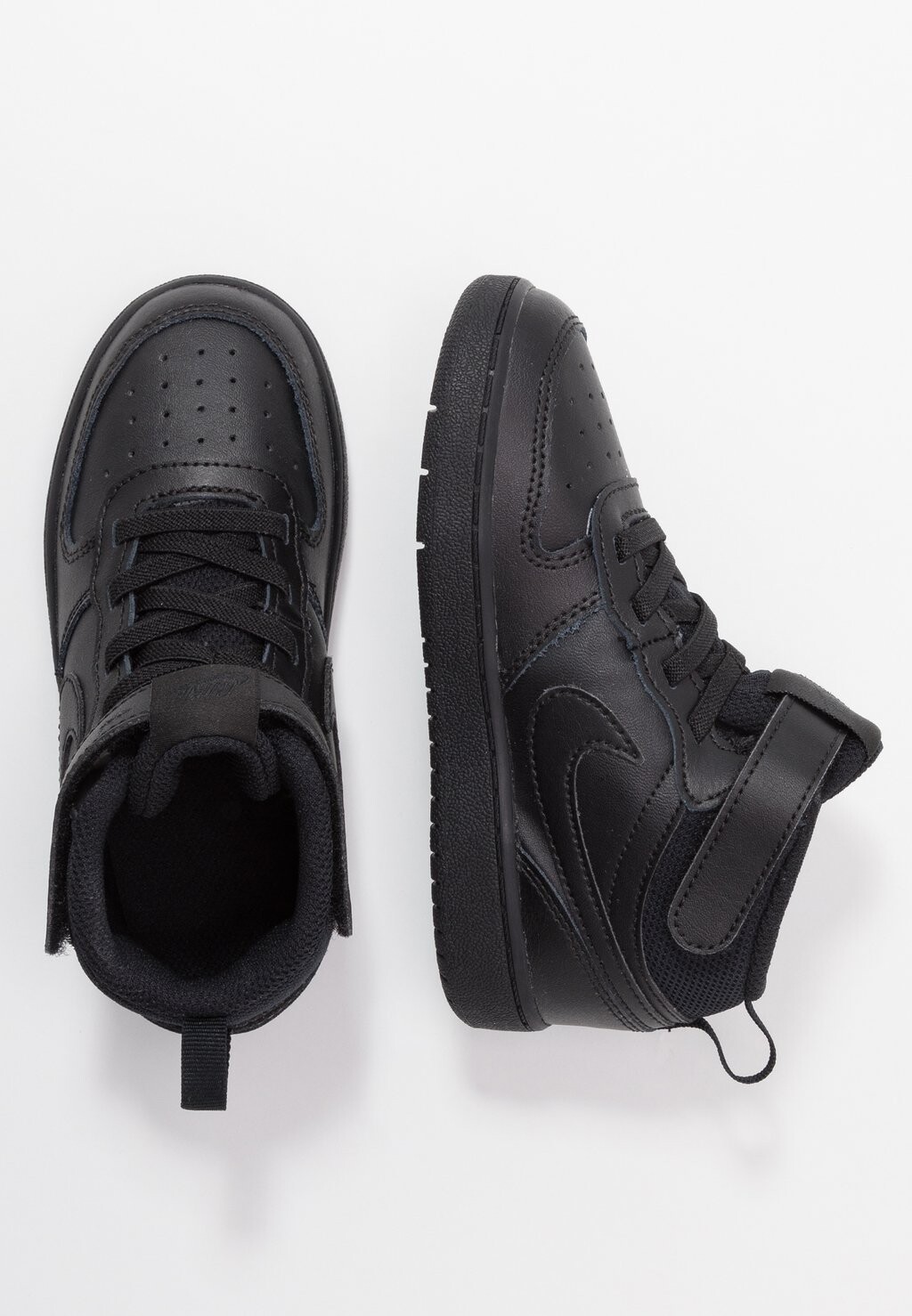 

Высокие кеды Court Borough Mid Unisex Nike, черный