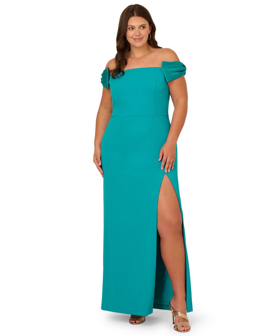 

Платье-футляр большого размера с открытыми плечами Adrianna, Teallagoon