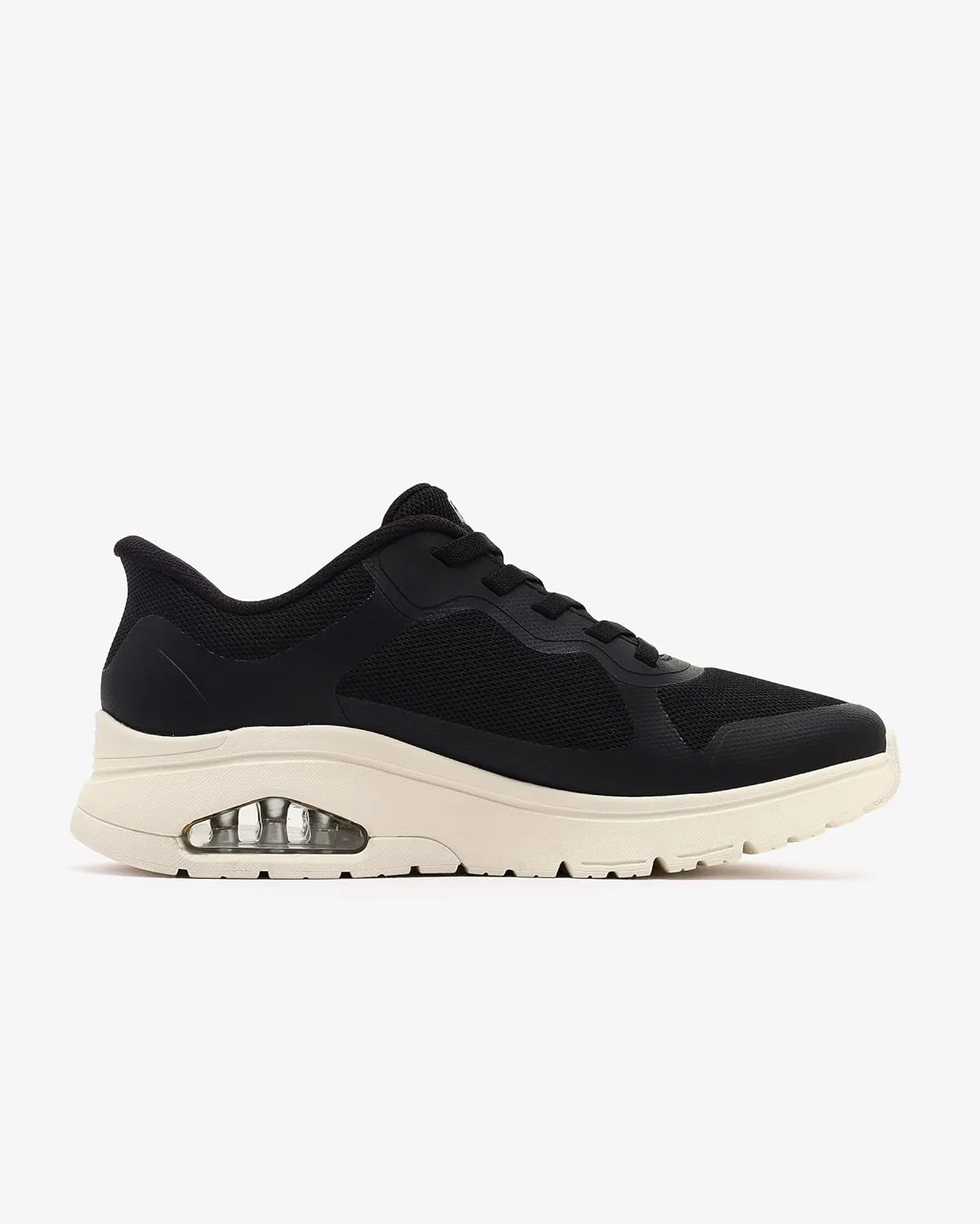 Мужские кроссовки Skechers UNO Flex-Ez Air Hands Free без шнурков, True Black — фото 2