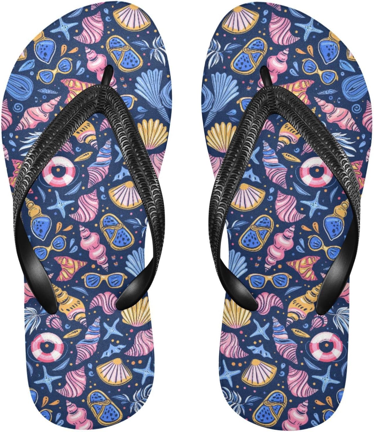 

Женские и мужские шлепанцы с морской звездой и ракушкой, женские тапочки, мужские сандалии, шлепанцы для душа, летние нескользящие шлепанцы для плавания, пляжа и ванной Mnsruu, Shell I7763