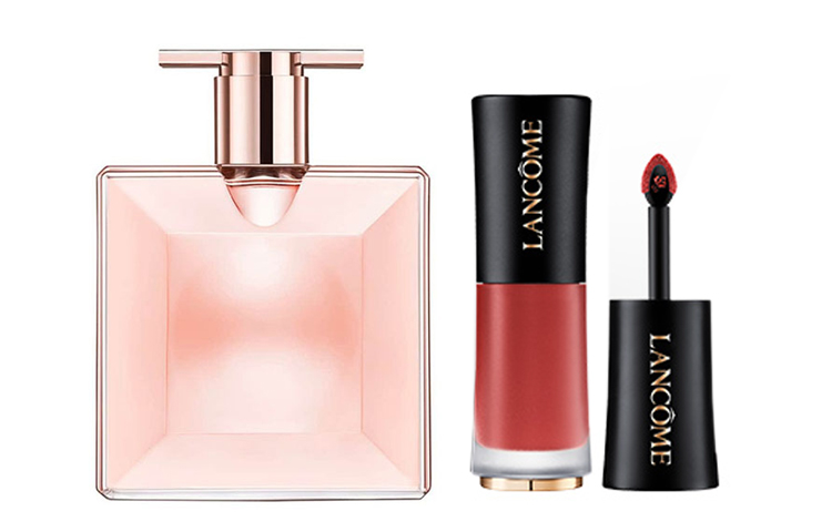 Aroma Induced Heartbeat Limited Edition подарочный набор Velvet Natural 25ml+#196/25ml+#288 LANCOME, is my perfume 25ml + lipstick #196 — фото 2