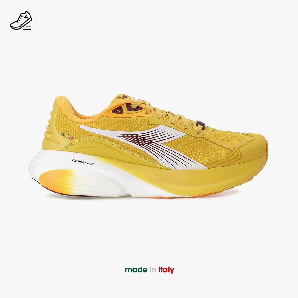 Мужские беговые кроссовки Diadora Atomosstar, оранжевые — фото 2