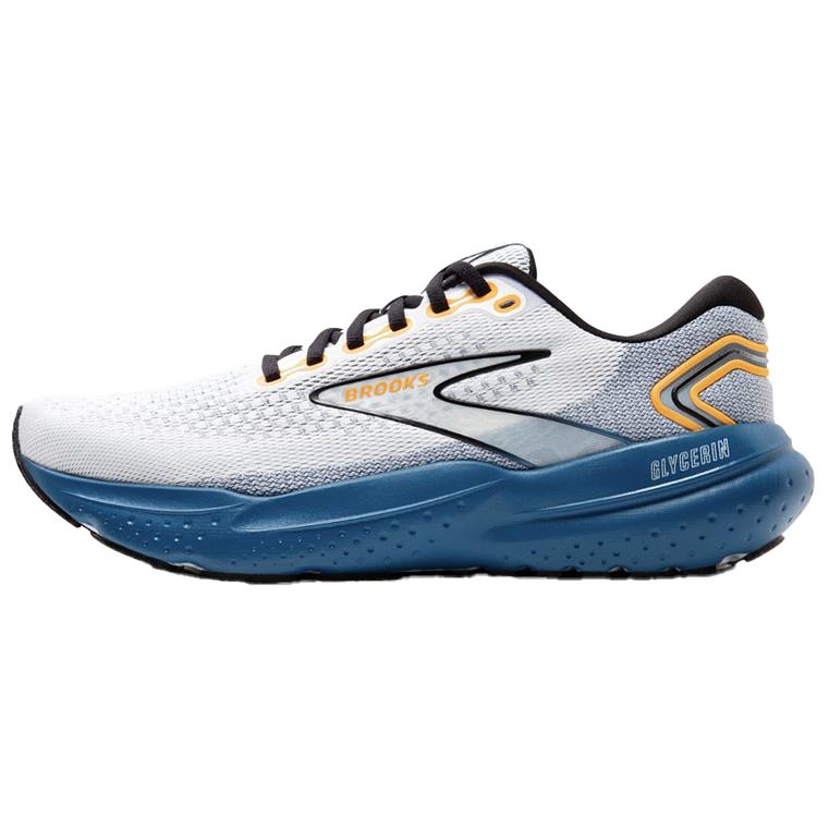 

Brooks Кроссовки для бега с низким верхом Glycerin 21 с противоскользящим покрытием, износостойкие, мужские, цвет сапфирово-синий
